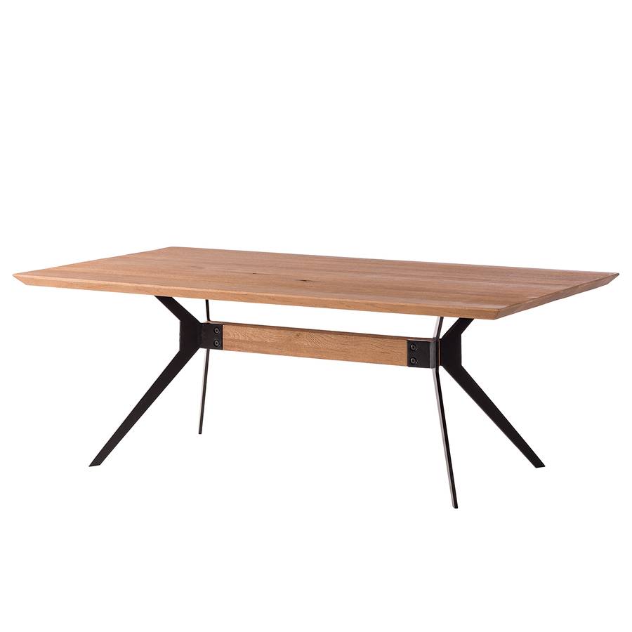 Chêne Table Basse MassifMétal Basse Semaros Table KFlc1J