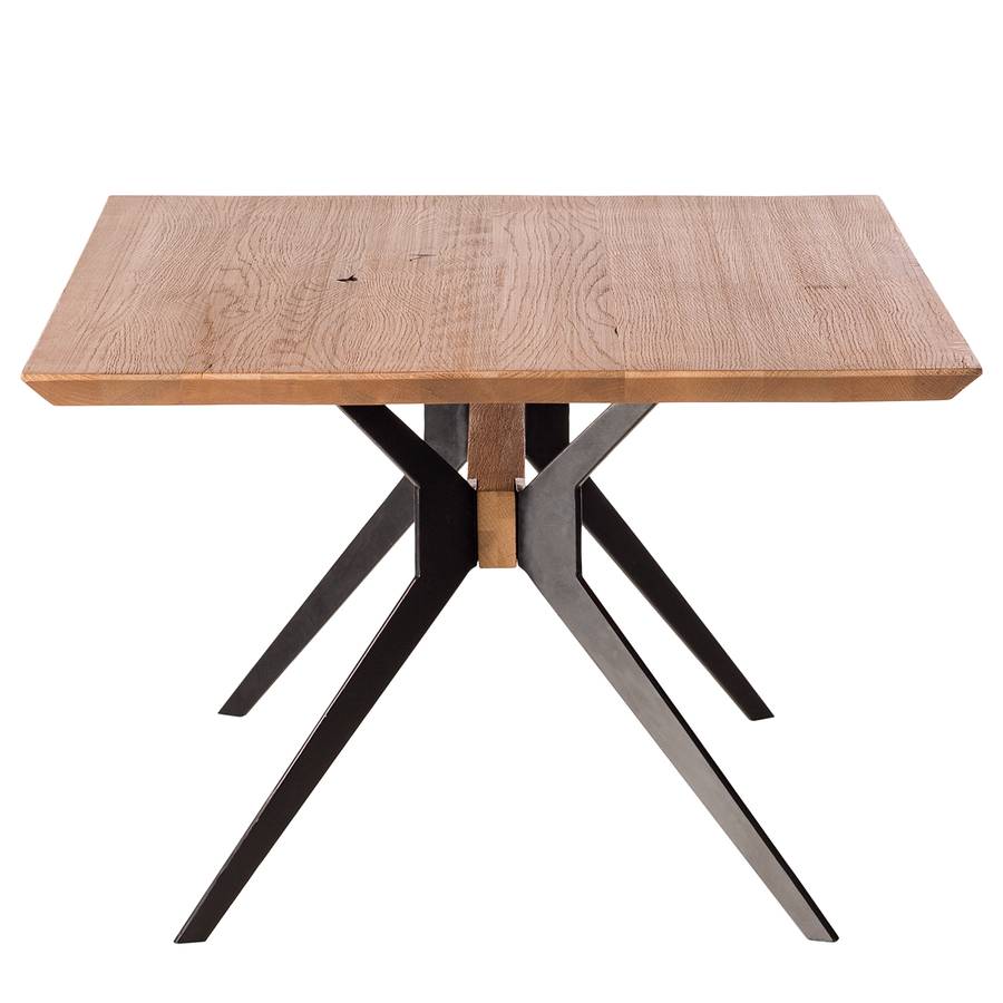 Chêne Table Basse MassifMétal Basse Semaros Table KFlc1J