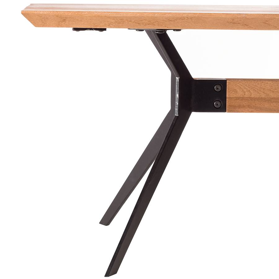 Chêne Table Basse MassifMétal Basse Semaros Table KFlc1J