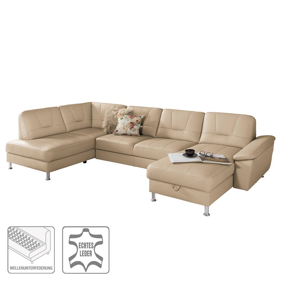 Longchair Davorstehend Kappel RechtsOttomane Links Funktion Wohnlandschaft Keine EchtlederWarmes Beige nON0wm8v