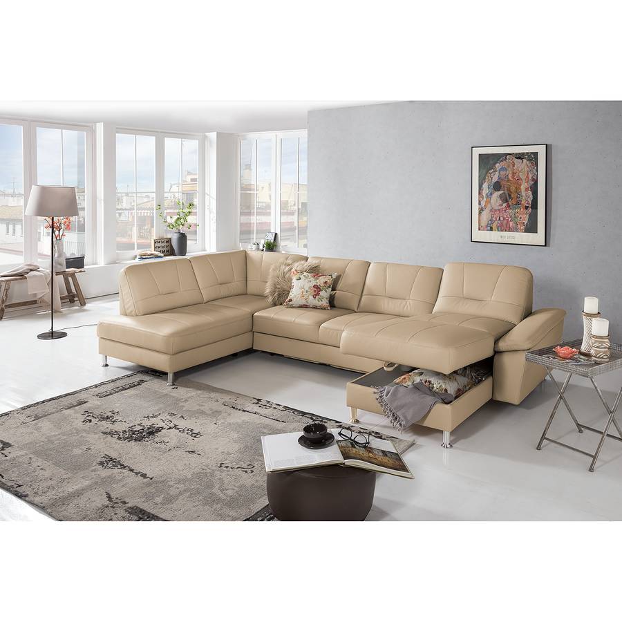 Longchair Davorstehend Kappel RechtsOttomane Links Funktion Wohnlandschaft Keine EchtlederWarmes Beige nON0wm8v