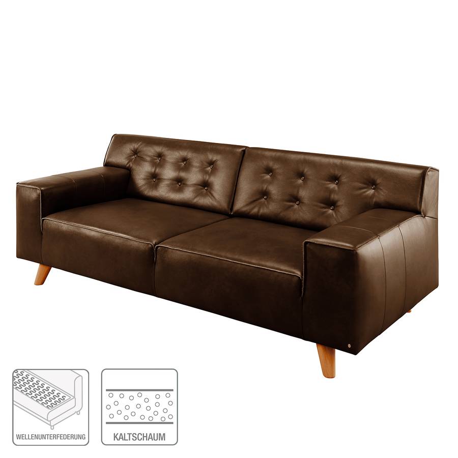 Chic2 Nordic Nordic Sofa sitzerEchtlederBraun Sofa Nordic Chic2 Chic2 Sofa sitzerEchtlederBraun thdsrCQ