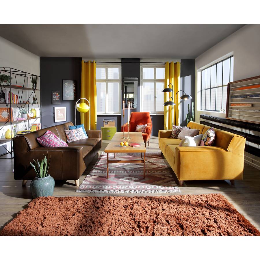 Chic2 Nordic Nordic Sofa sitzerEchtlederBraun Sofa Nordic Chic2 Chic2 Sofa sitzerEchtlederBraun thdsrCQ