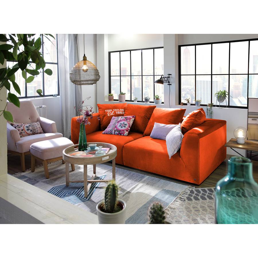Cm Cube Big Grand Casual 304 Canapé VeloursOrange UjqGLzMVpS