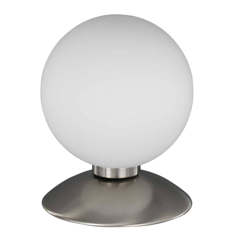 flammig Bubba MilchglasStahl1 Halogen tischleuchte Silber fgyb67