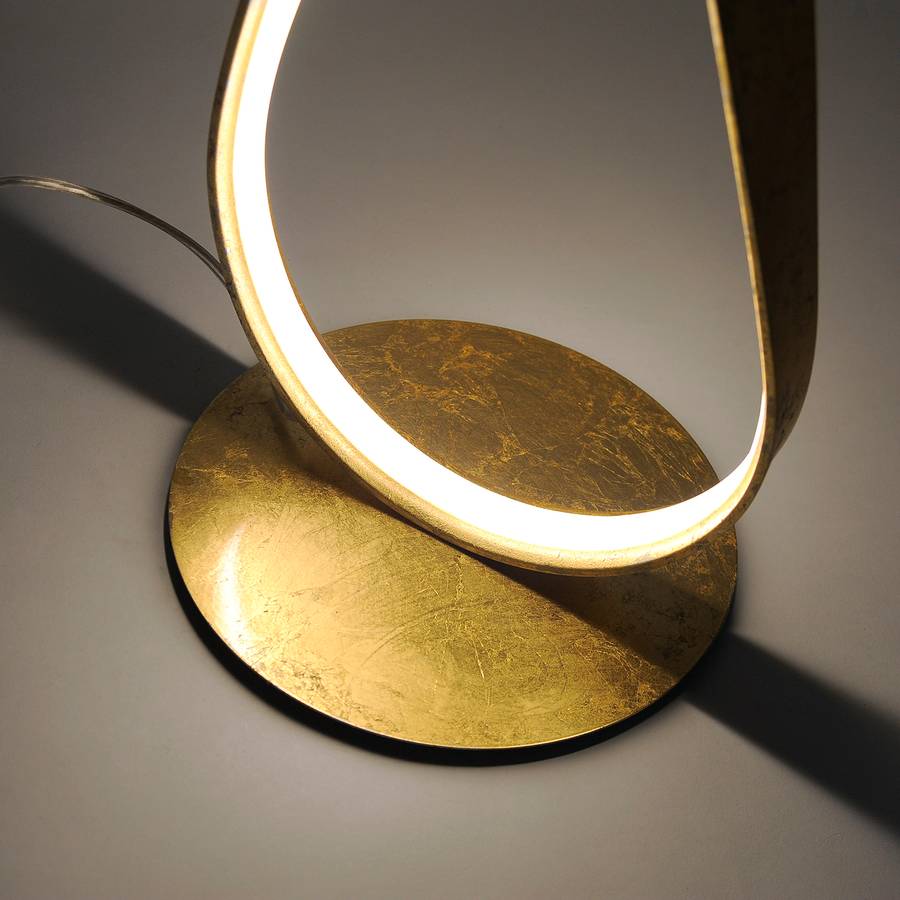 AluminiumAcrylglas1 Linda Gold Led stehleuchte flammig ikOXZTwPul