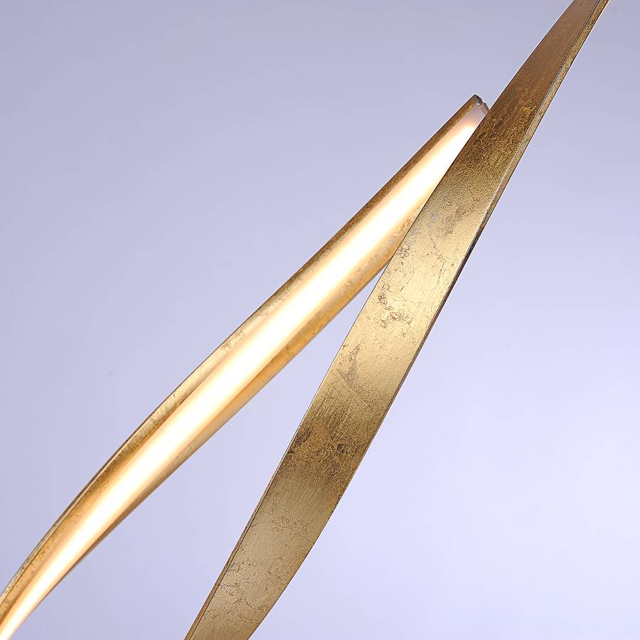 AluminiumAcrylglas1 Linda Gold Led stehleuchte flammig ikOXZTwPul