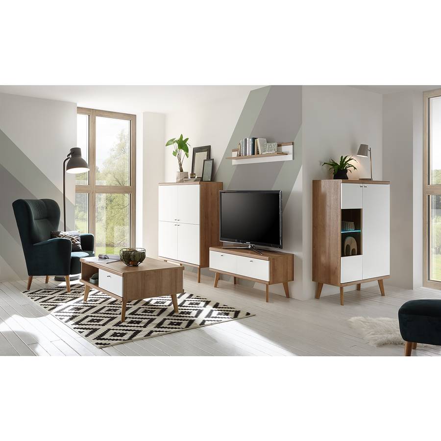 Couchtisch Matt Gyland Riviera WeißEiche Dekor qSMpVUzG