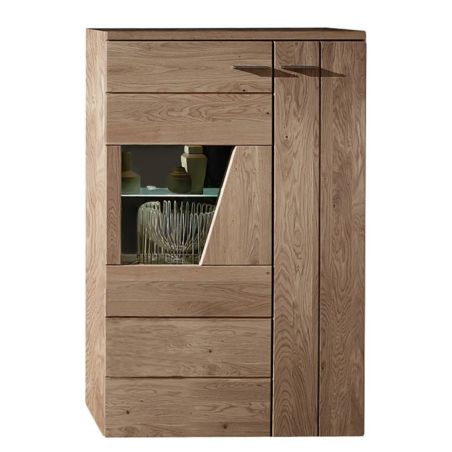 Wohnwand MassivArtisanBeton Ii4 Dekor Kalorama teiligEiche yYf6b7g