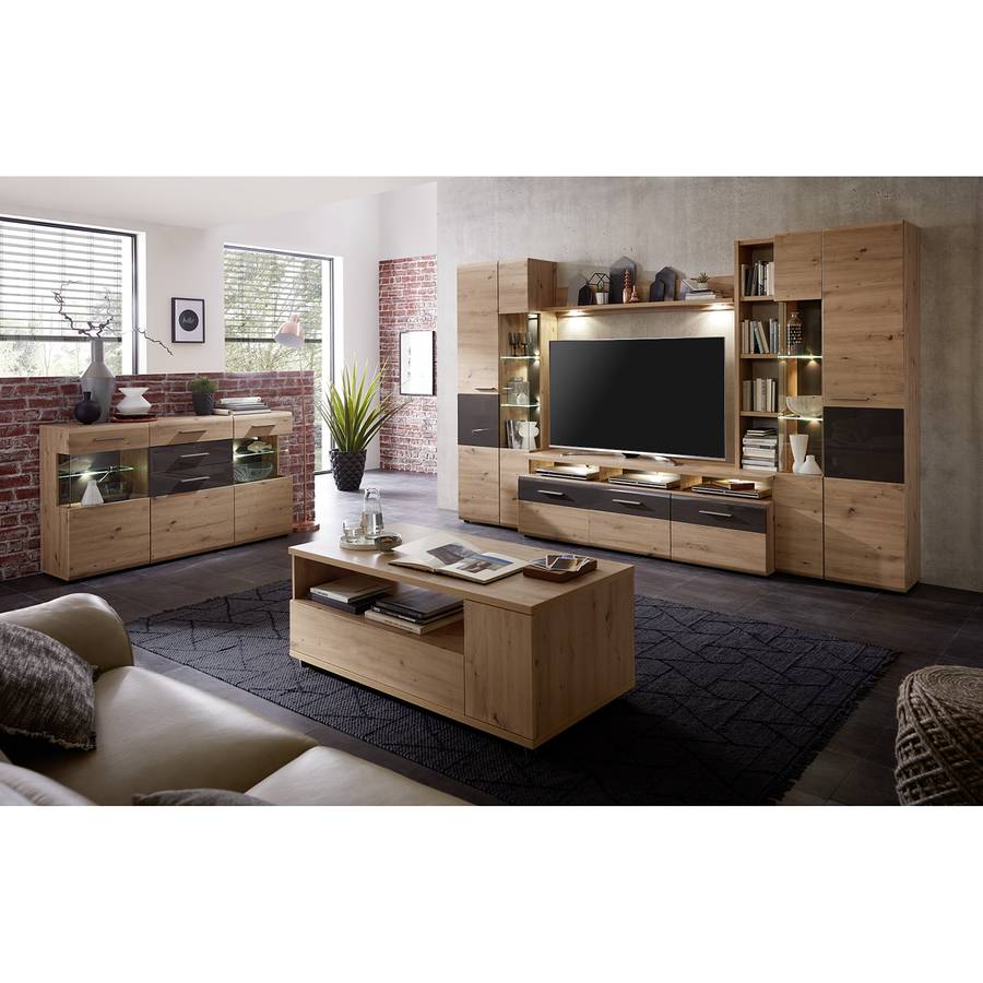 Artisan Eiche Sideboard DekorGrau Soldeu N0wyvmO8n