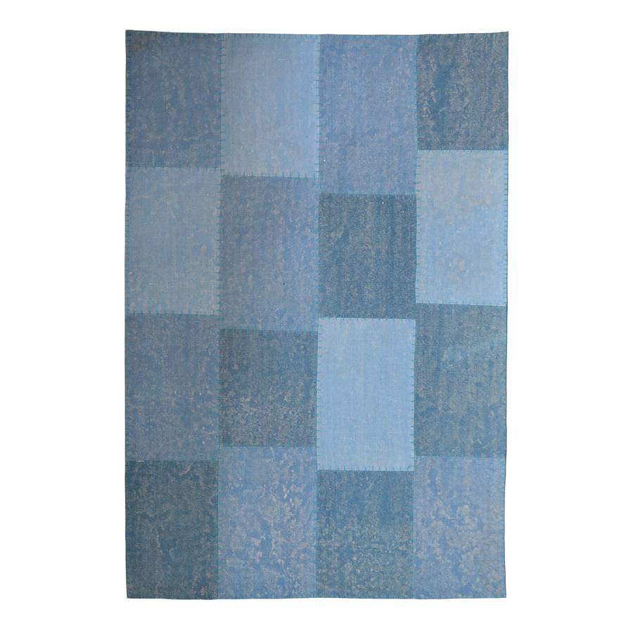 110 X 290 Lyrical Cm BaumwollstoffJeansblau 200 Kurzflorteppich vbfgyY67