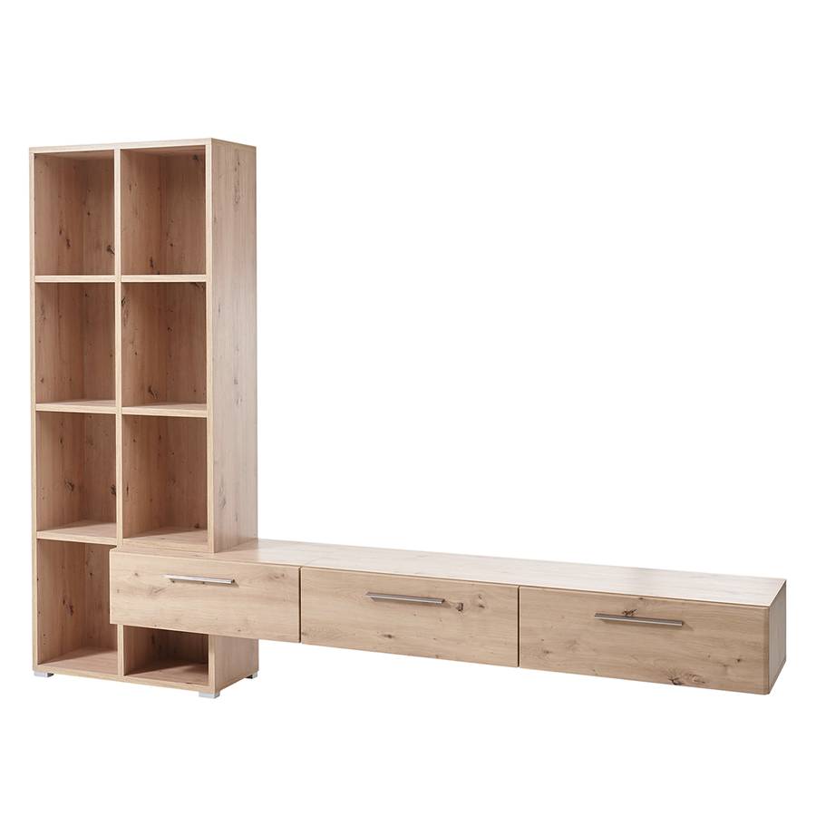 DekorGrau Wohnwand Boonah teiligEiche Iii3 Artisan yf6gYv7b