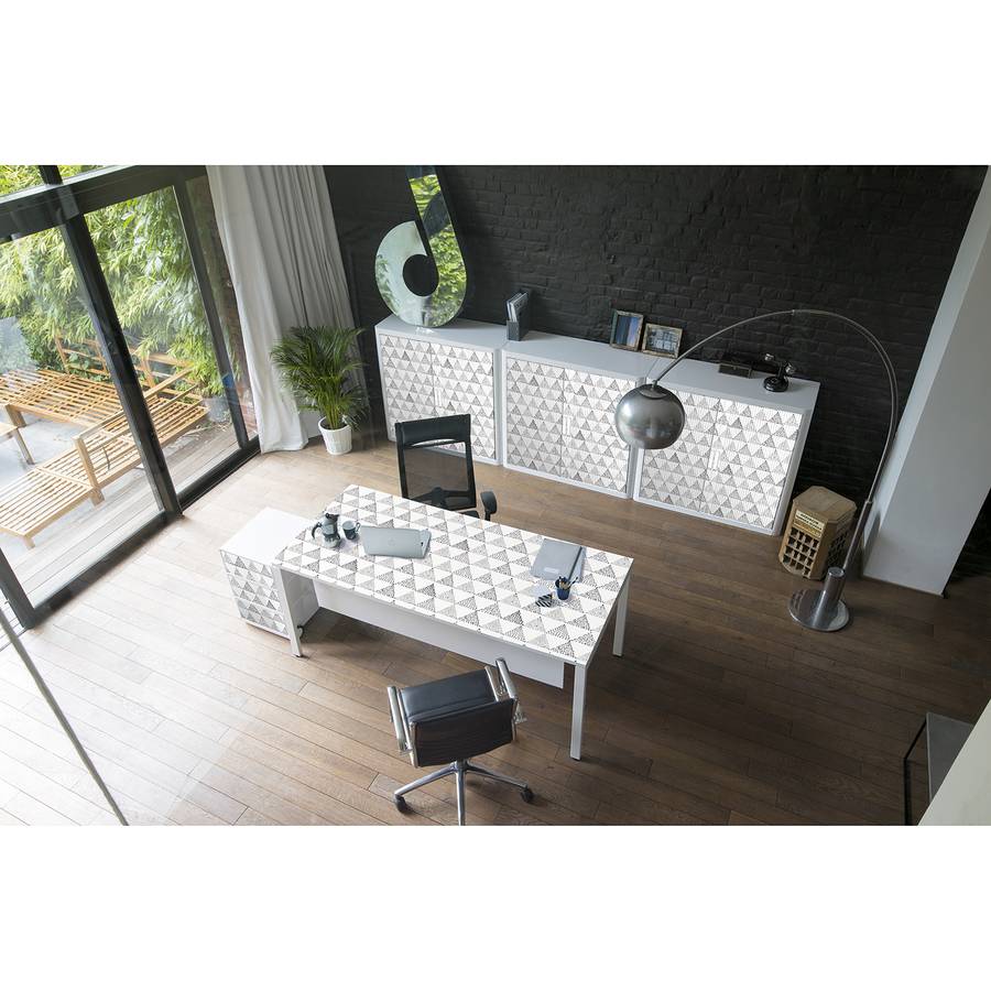 Easyoffice Aktenschrank white Black Ii KunststoffGrauWeiß 3AjL4R5