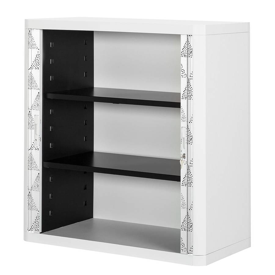 Easyoffice Aktenschrank white Black Ii KunststoffGrauWeiß 3AjL4R5