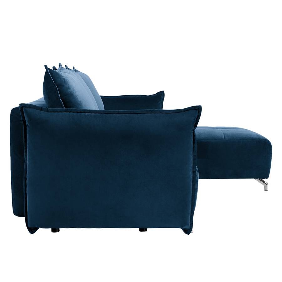Ecksofa Dolgen Beidseitig Montierbar Longchair SamtPetrol PZ8wXONn0k