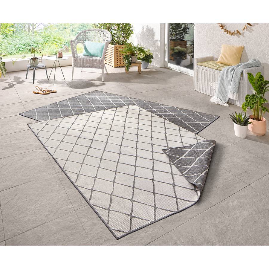 Malaga KunstfaserGrau 170 120 Inoutdoorteppich Cm X IDYWE2He9