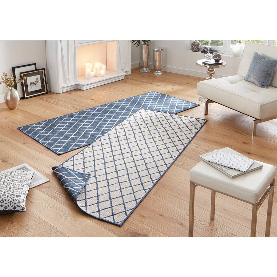 Jean Couloir SynthétiquesBleu Malaga X Tapis De Fibres Cm 80 350 TK1Fl3Jc