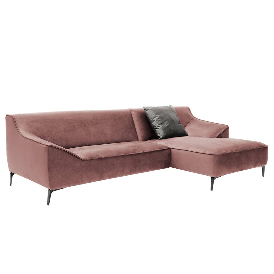 Rosas Davorstehend SamtMauve I Rechts Ecksofa Longchair ulTJ31cFK