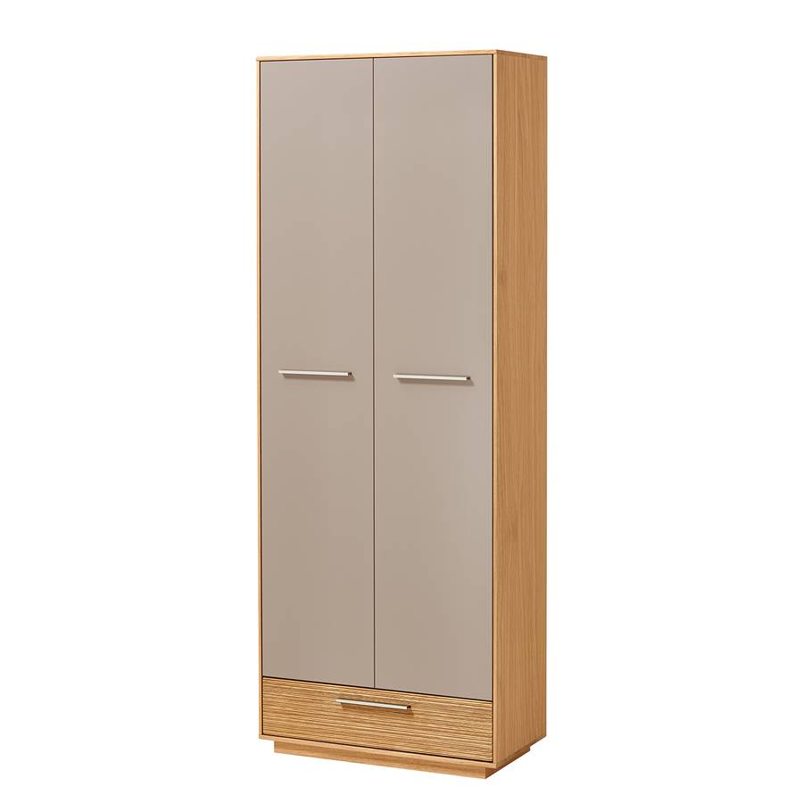 TeilmassivMetallTaupe TeilmassivMetallTaupe Eiche Garderobenschrank Garderobenschrank I Loveno Eiche I Loveno 2WeHYIED9