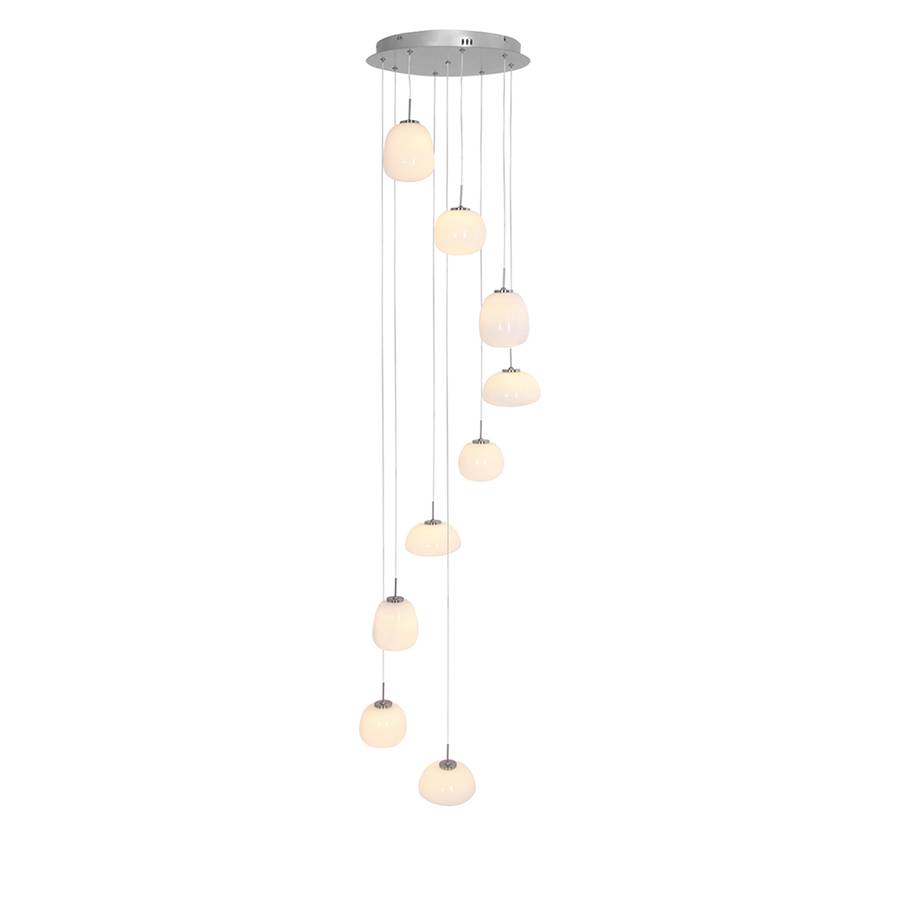 Led Suspension Bollique Verre Ii DépoliFer9 Ampoules clKJuF135T