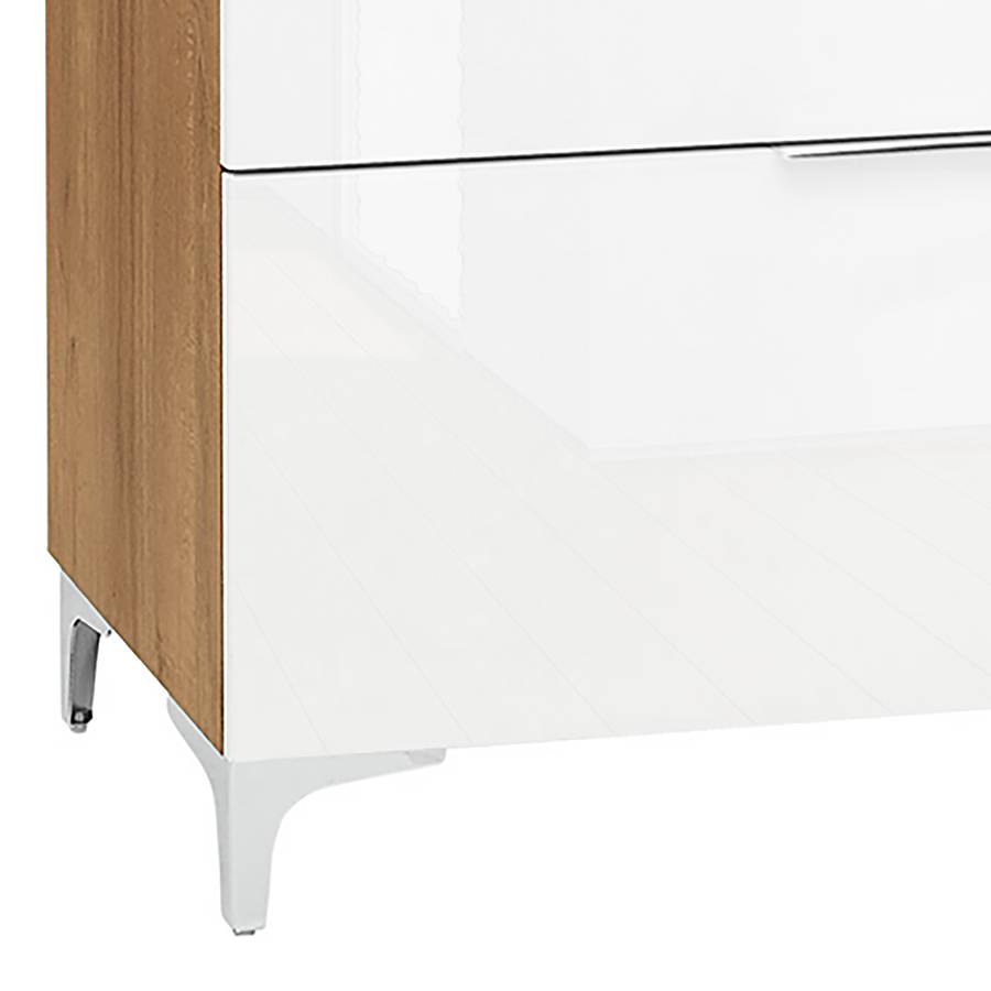 Dekor Glas Riviera Sideboard WeißEiche Ii Shino WrxeCdoB