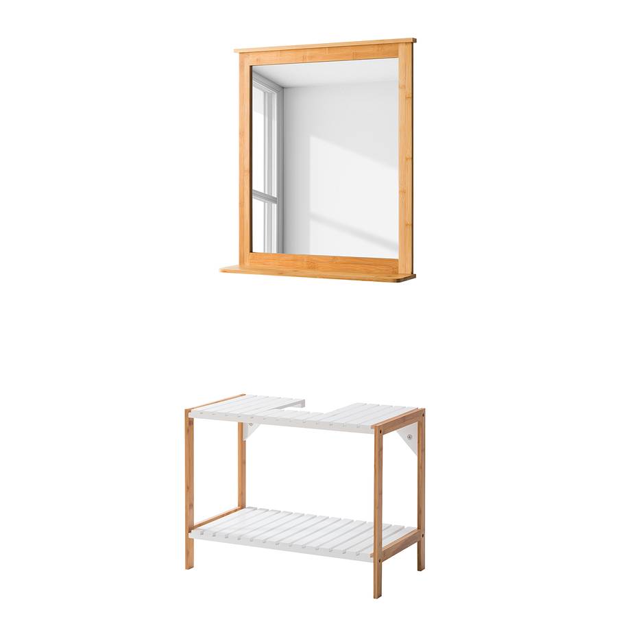 Badezimmerset Jakob I (2-teilig) - Bambus teilmassiv | home24 Badezimmerset Jakob I (2-teilig) - Bambus teilmassiv | home24