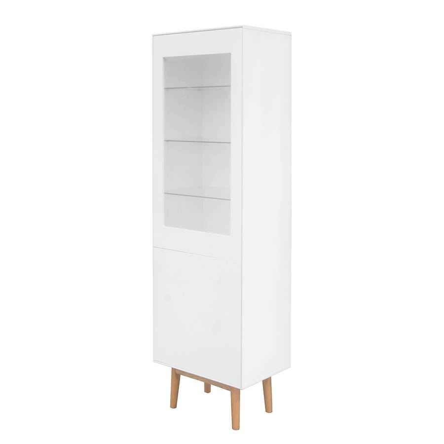 Mat En MassifBlanc Chêne Lindholm Vitrine Partiellement wn0OPk