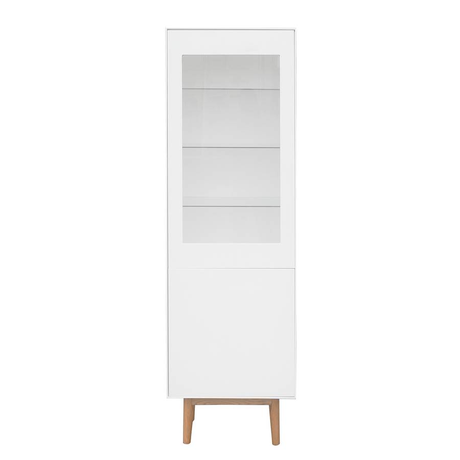 Mat En MassifBlanc Chêne Lindholm Vitrine Partiellement wn0OPk
