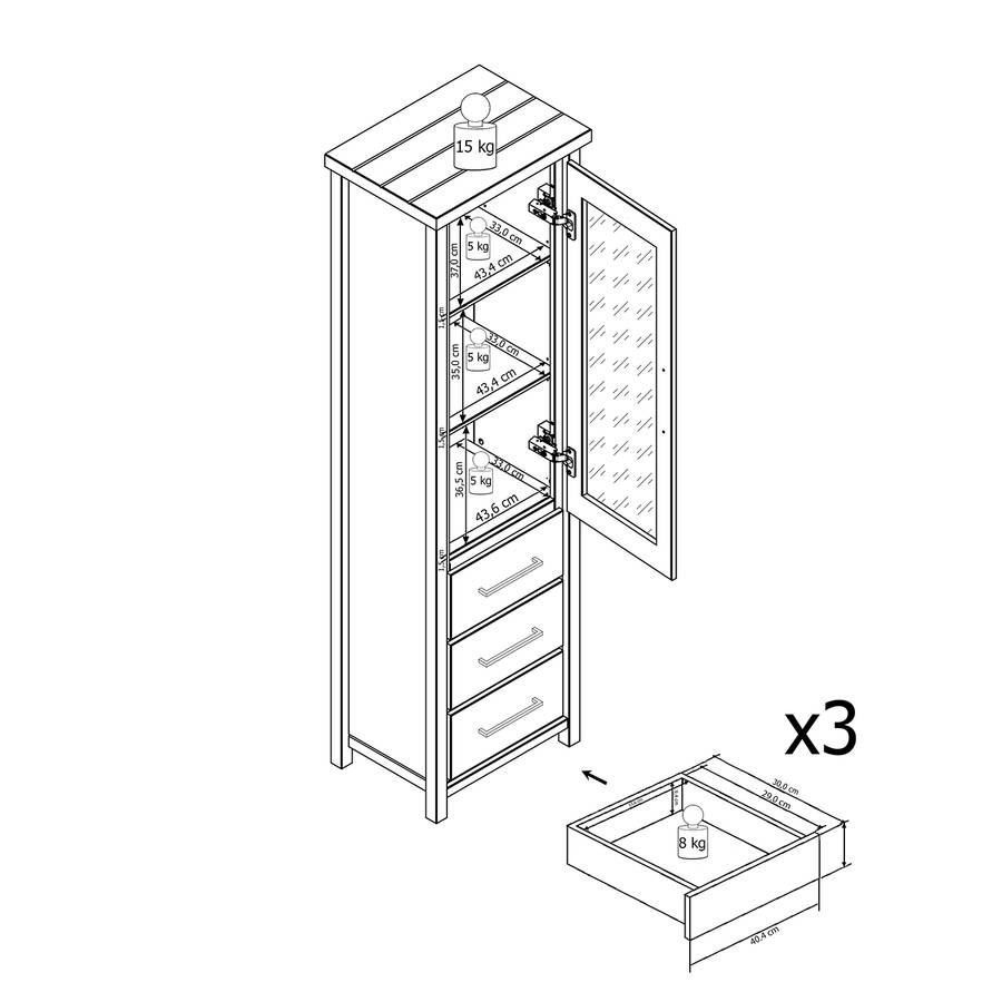 Standvitrine Touros Touros MassivWeißGrau MassivWeißGrau Standvitrine MassivWeißGrau Standvitrine Touros Kiefer Standvitrine Kiefer Kiefer Touros QrdCxths