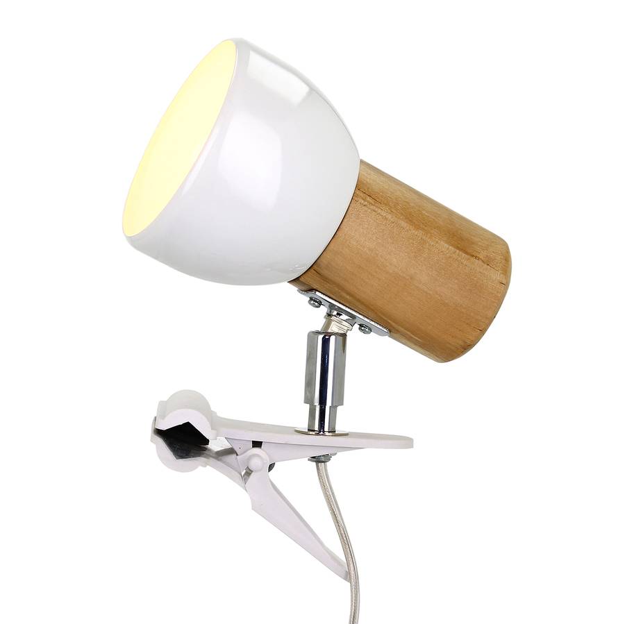 Lampe Iv Svenda Ampoule AcierChêne Massif1 Okw0P8Xn
