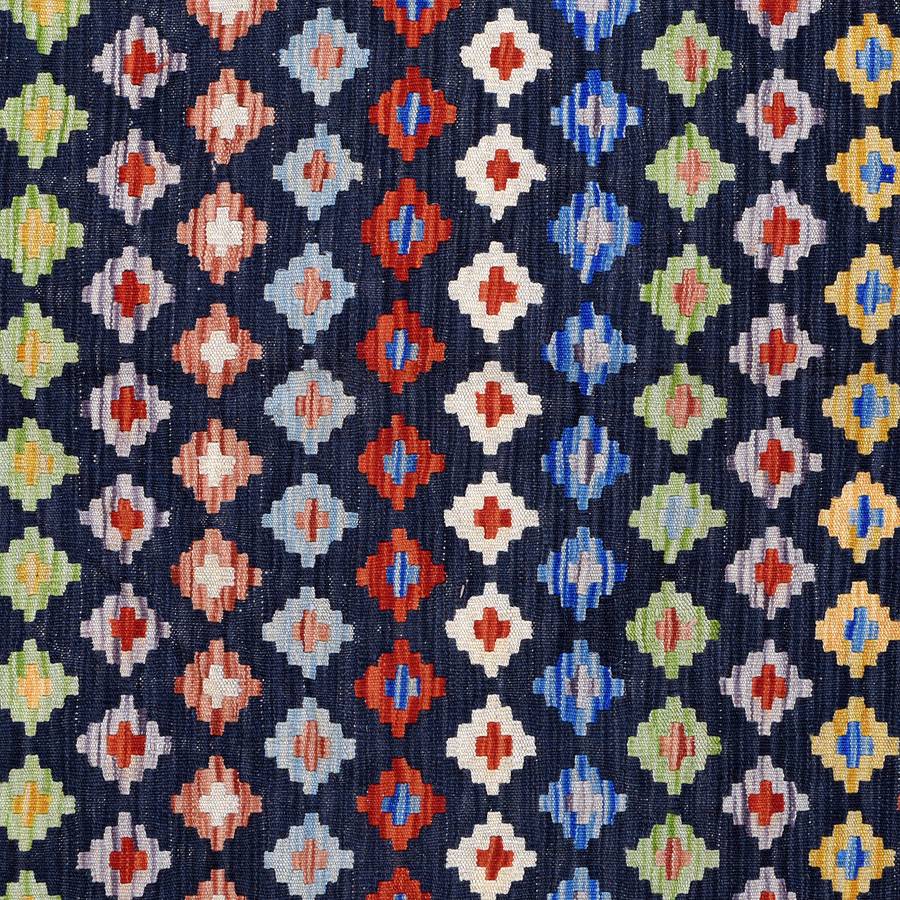 230 Resa Kelim SchurwolleDunkelblauMulti Wollteppich Cm 160 X jL54Rq3A