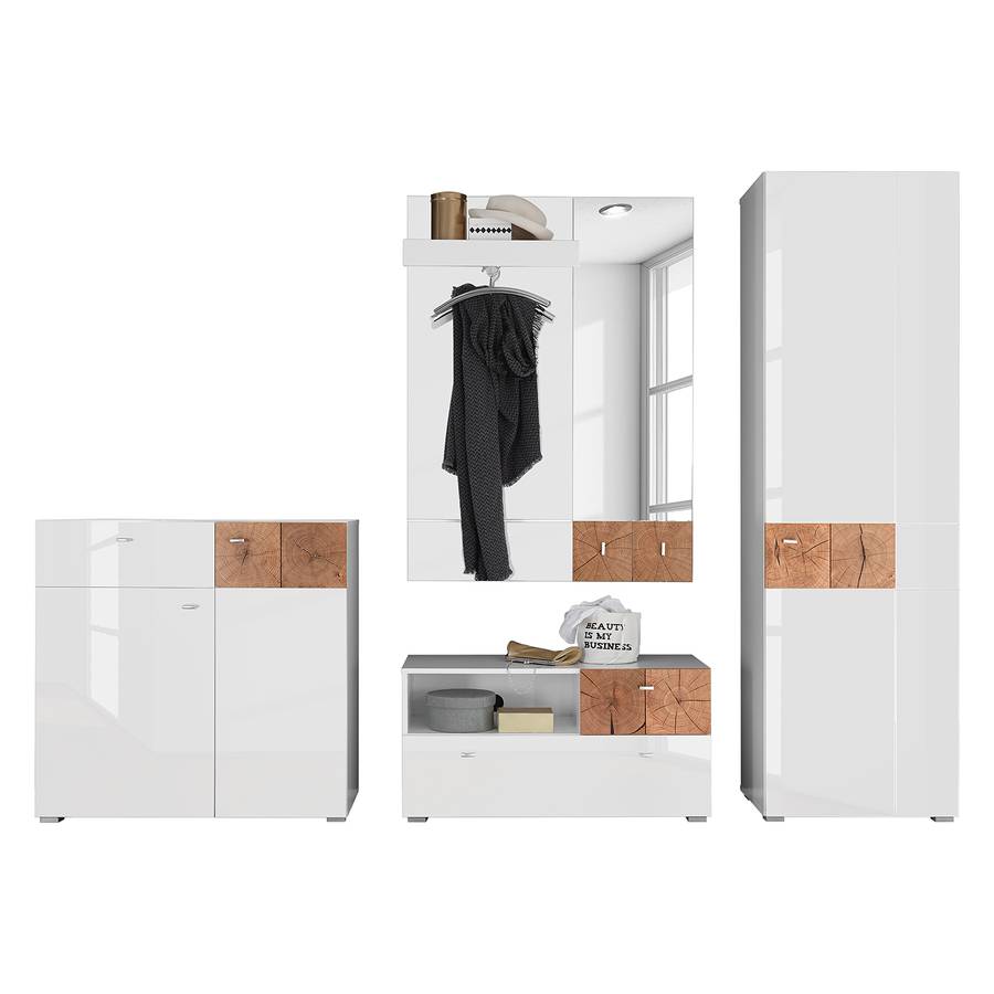 D’entrée Sibo Chêne Ensemble BrillantImitation I4 ÉlémentsBlanc cTK13lFJ