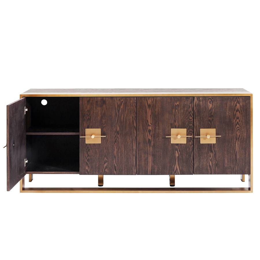 Osaka Esche Sideboard Osaka Osaka Esche Sideboard FurnierEdelstahlMessing Sideboard FurnierEdelstahlMessing kZPXiTOu