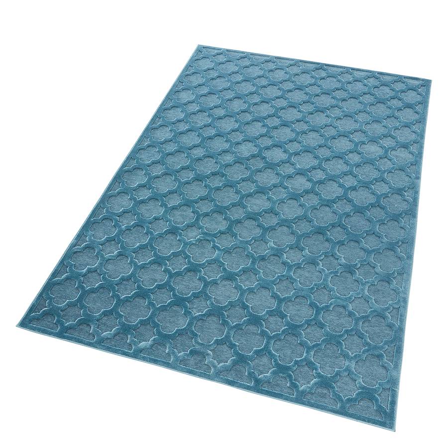 Tapis X SynthétiquesBleu Pétrole Cm Fibres 170 120 Bryon cj4q3R5LA