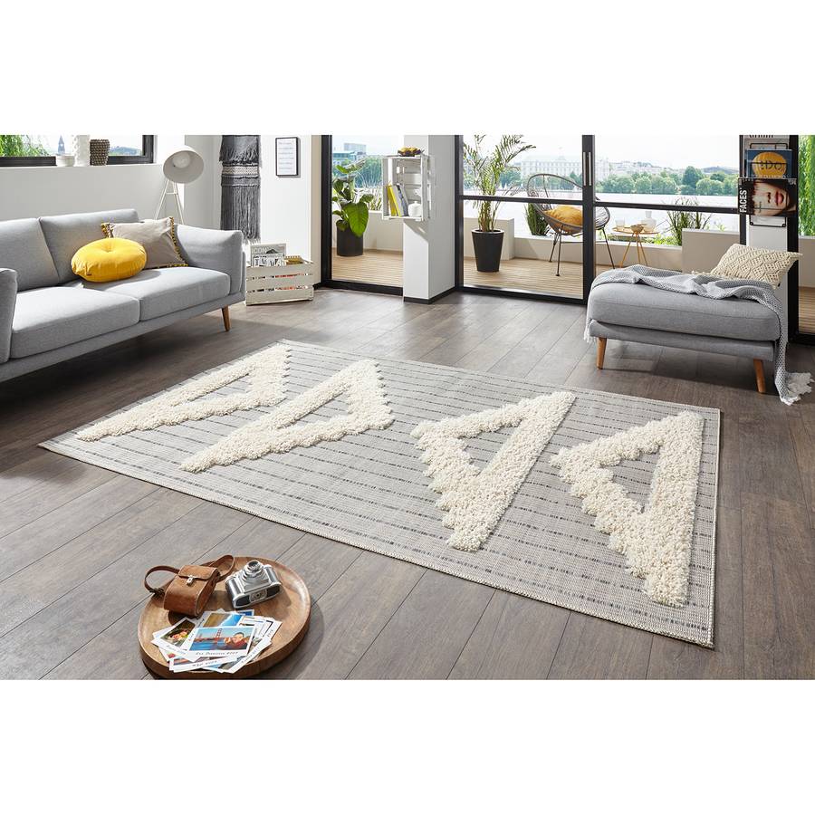 KunstfaserHellgrauCreme X 77 Inoutdoorteppich 150 Cm Fès b6yv7fgY
