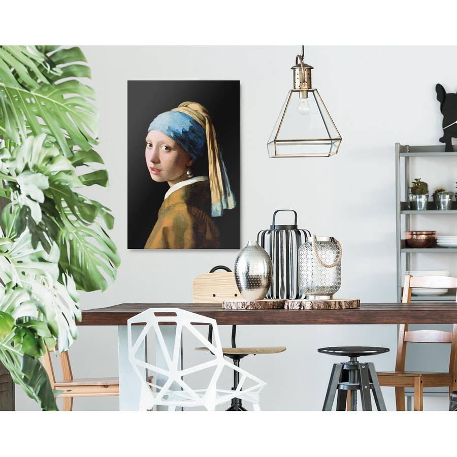 Déco Jan I Vermeer PapierMdfMulticolore Tableau tsQrChd