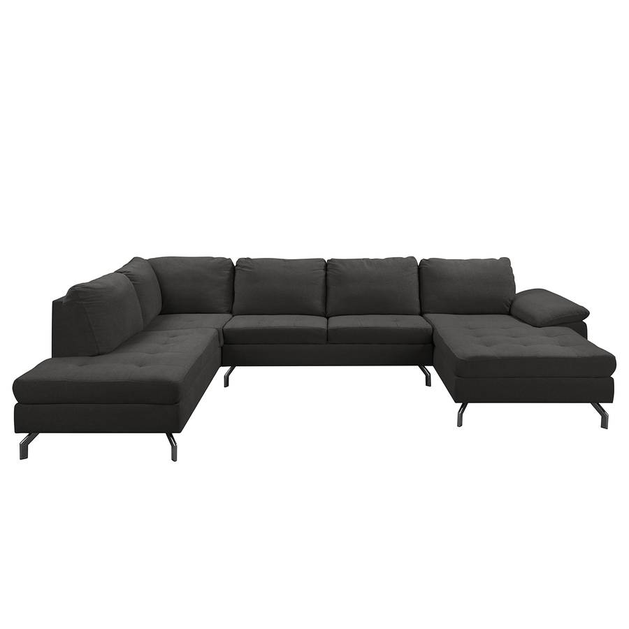 Links Longchair Wohnlandschaft Charmhaven RechtsOttomane WebstoffSchwarz Davorstehend mn0wNv8