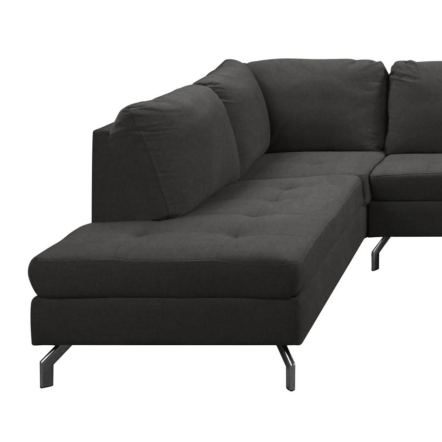 Links Longchair Wohnlandschaft Charmhaven RechtsOttomane WebstoffSchwarz Davorstehend mn0wNv8