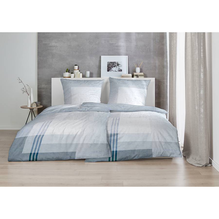 Bettwäsche X teiligBaumwollstoffWeißTaubenblau 200 135 Cm Yuulong2 1KclJTF3