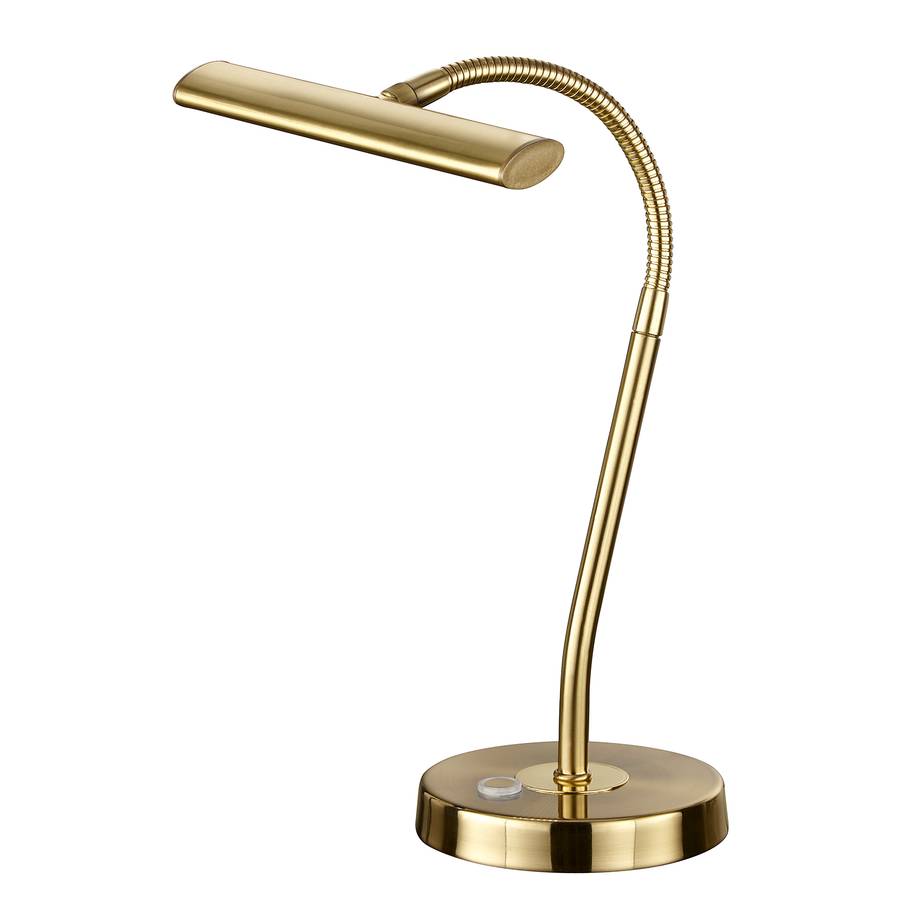 tischleuchte Led Curtis flammig Nickel1 Gold 4A53RLjq