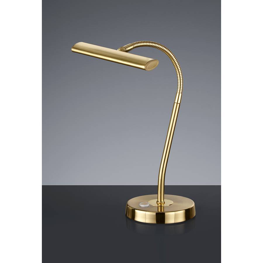 tischleuchte Led Curtis flammig Nickel1 Gold 4A53RLjq