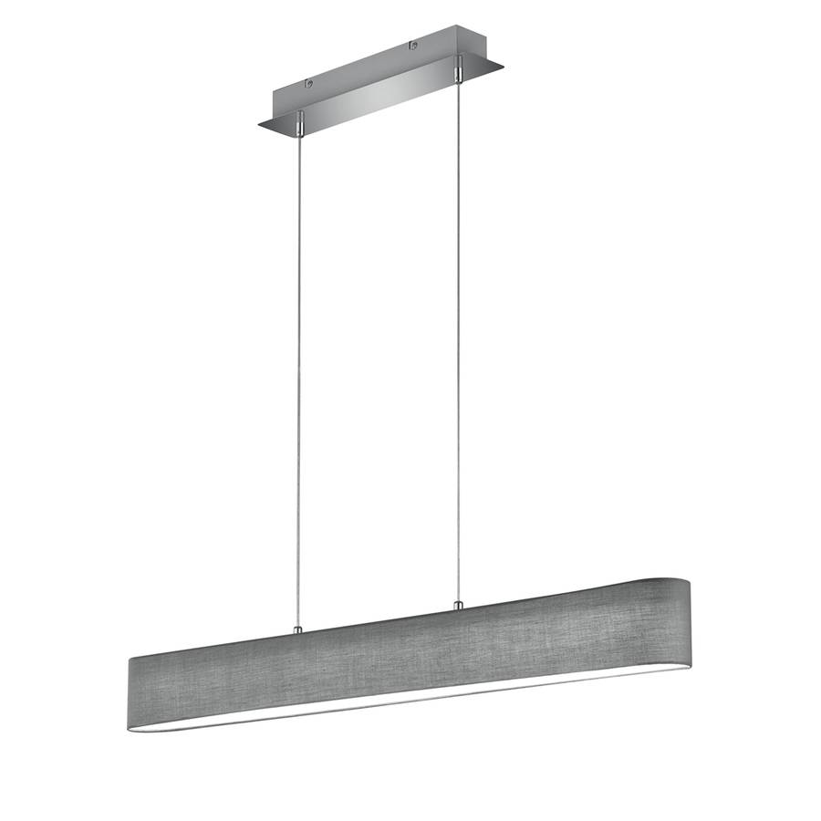 Ampoule Suspension Gris MélangéNickel1 Lugano Tissu 7yf6gvmIbY