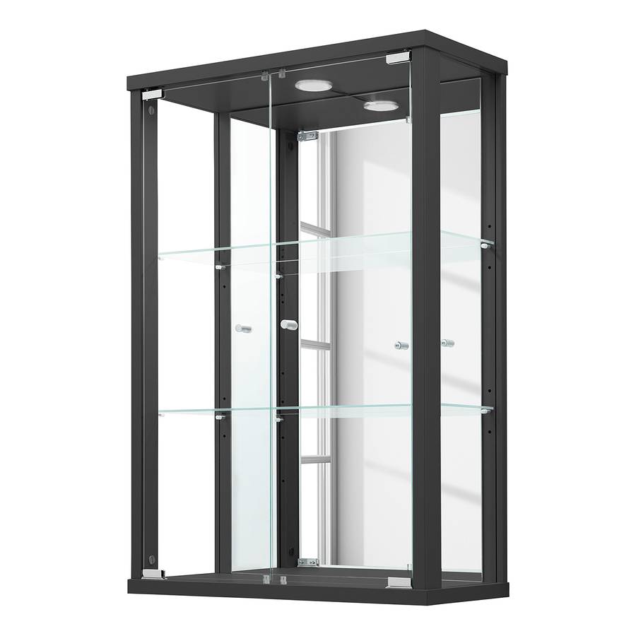 Vitrine Murale Exhibit InclusNoir Ii Éclairage IH2D9E