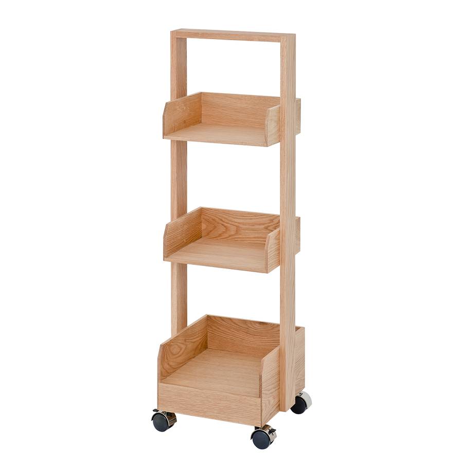 Regal Bookie MassivSchwarz Eiche Regal Bookie 80mwvNn