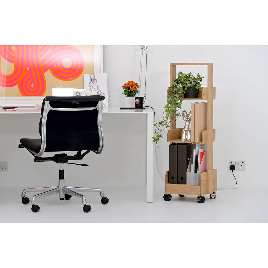 Regal Bookie MassivSchwarz Eiche Regal Bookie 80mwvNn