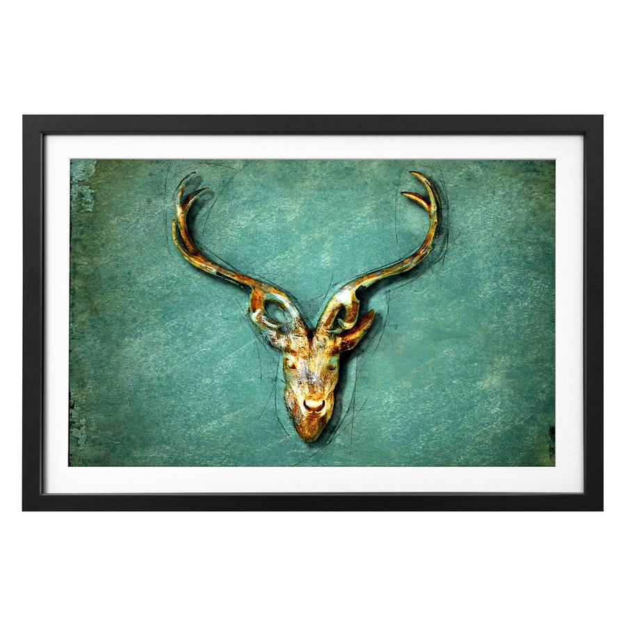 LindeMehrfarbig Deer Massivholz Massivholz Bild Bild The Bild The LindeMehrfarbig Deer vw8mn0ON