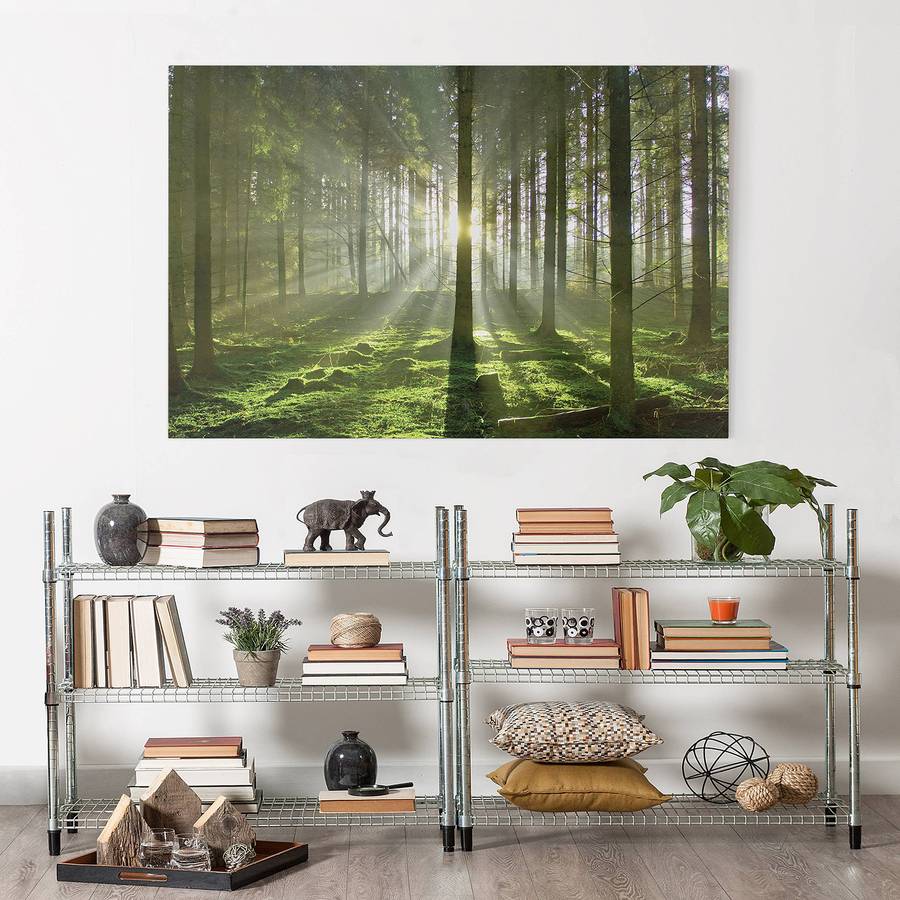 120 Cm Bild FichteMehrfarbig X LeinwandMassivholz Fairytale 180 Spring 8X0OPknw