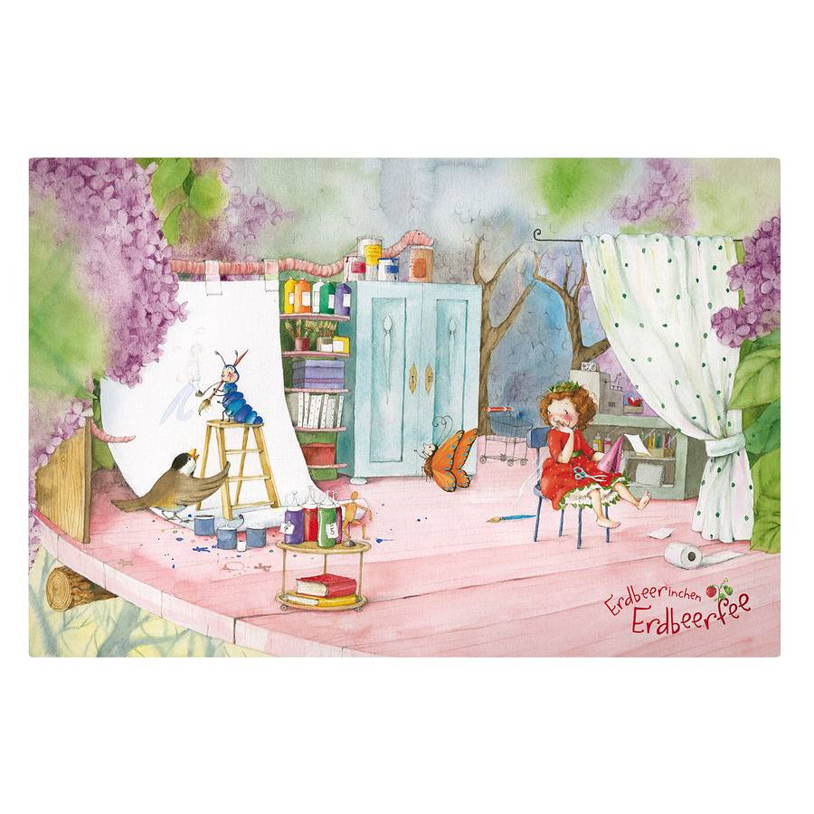 X ToileÉpicéa 180 Tableau Cm La Fraises MassifMulticolore Des Déco I 120 Fée lcK13Fu5JT