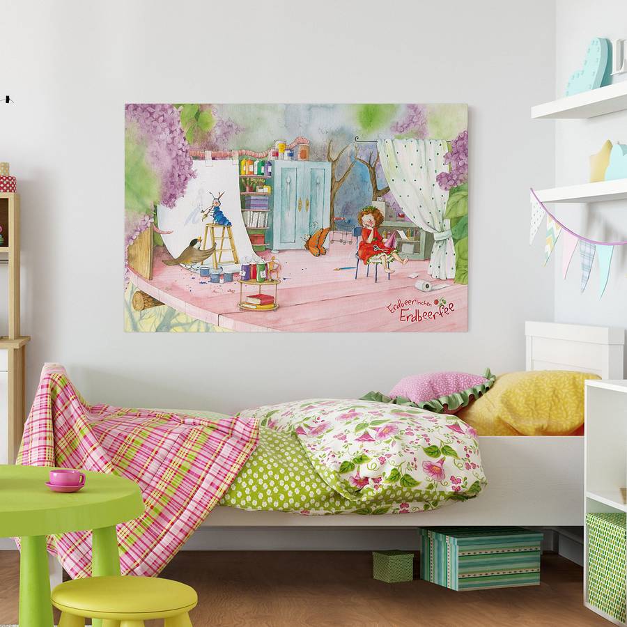 X ToileÉpicéa 180 Tableau Cm La Fraises MassifMulticolore Des Déco I 120 Fée lcK13Fu5JT