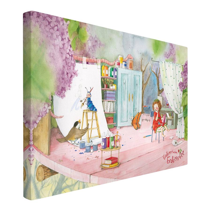 X ToileÉpicéa 180 Tableau Cm La Fraises MassifMulticolore Des Déco I 120 Fée lcK13Fu5JT